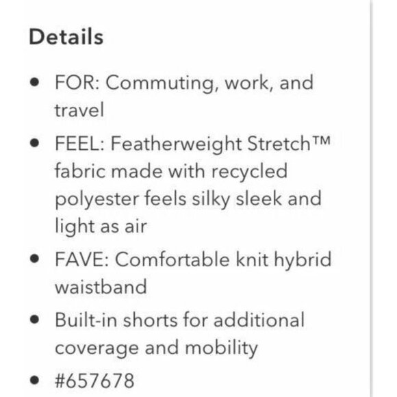 Athleta Brooklyn Skort 16” Black Size 16 and 22 NWT - Picture 6 of 11